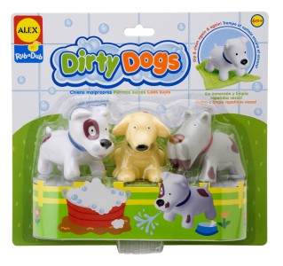 825DN Dirty Dogs Bath Tub Toy