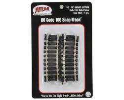 835 Code 100 1/3 18" Radius Black N/S (4) HO