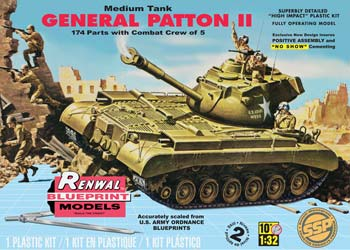 85-7821 1/32 M47 Patton Tank Renwal SSP