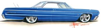 854050 1/25 '64 Chevy Impala by Revell