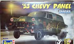 854189 1/25 53 Chevy Panel Plastic Model