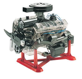 858883 1/4 Visible V-8 Engine Model