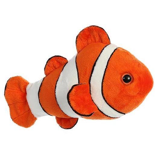 8 Inch Destination Nation Clown Fish Plush Stuffed Animal by Aurora