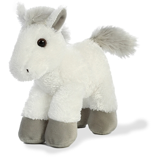 White horse best sale stuffed animal
