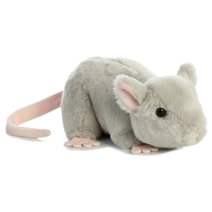 8 Inch Mini Flopsie Mouse Plush Stuffed Animal by Aurora