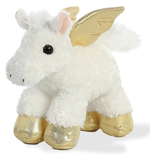 8 Inch Mini Flopsie Pegasus Plush Stuffed Animal by Aurora