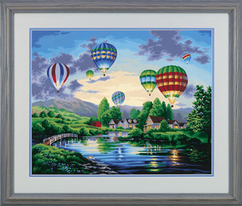91243 BALLOON GLOW Paint By Number 20X16