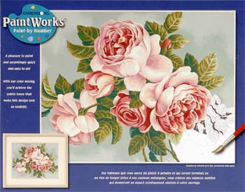 91299 HEIRLOOM ROSES Paint By Number 14X11