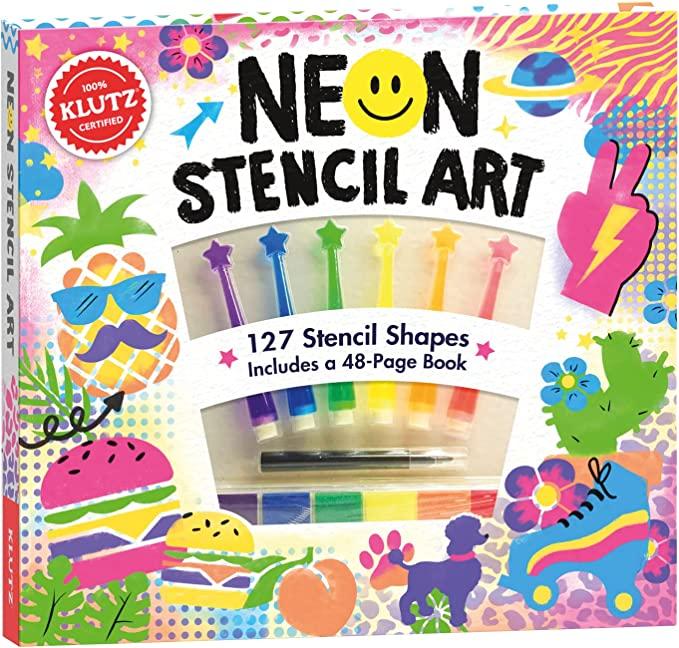 9781338825237 Neon Stencil Art