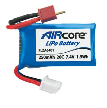 AIRCORE LIPO 2S 7.4V 250 20C Battery
