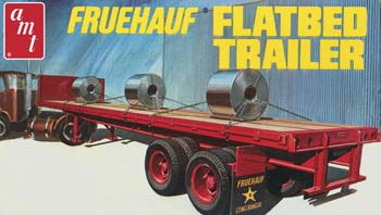 AMT617 1/25 Fruehauf Flatbed Trailer