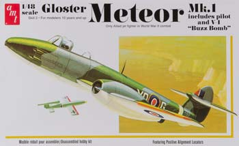 AMT825/12 1/48 Gloster Metor MK-1 Fighter Jet