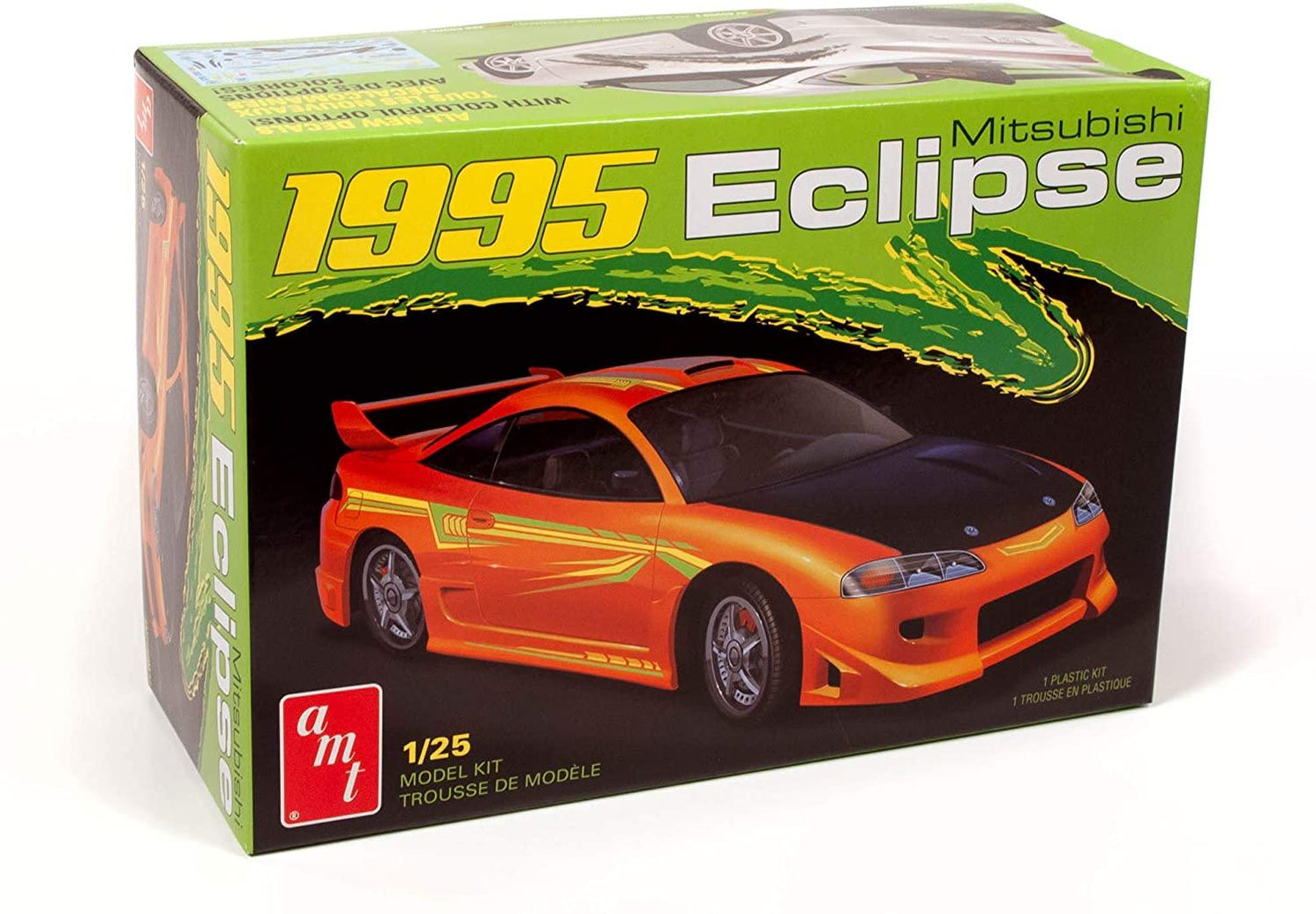 AMT 1995 Mitsubishi Eclipse 1:25 Scale Plastic Model Kit — Adventure ...