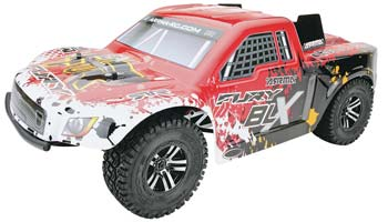 AR102552 Arrma Fury Brushless Short Course Truck Red RTR w/ Battery (Now $70 Off Regular Price)