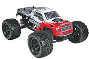 AR102604 Granite Monster Truck Mega Brushed 1800mAh NiMH 7.2V Red