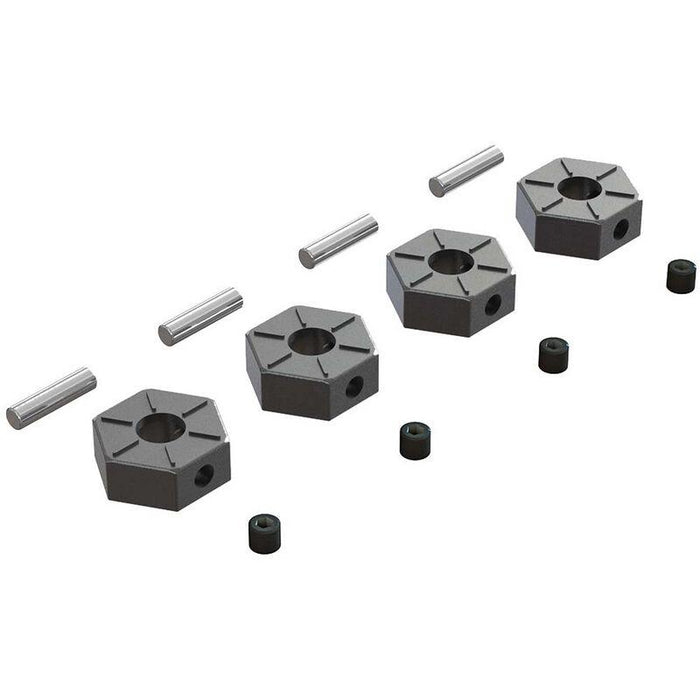 AR310816 Wheel Hex Metal 12mm 4pk