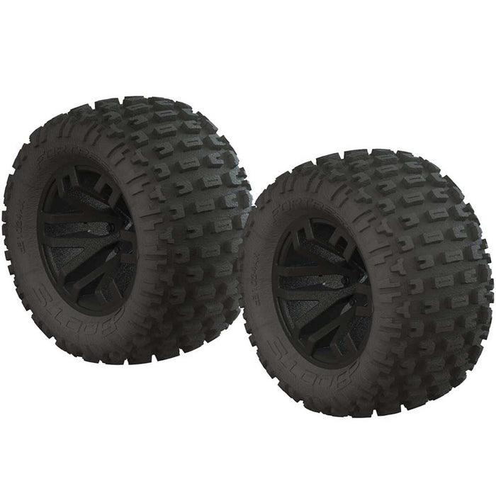 AR550044 Tire Set Fortress MTD Black