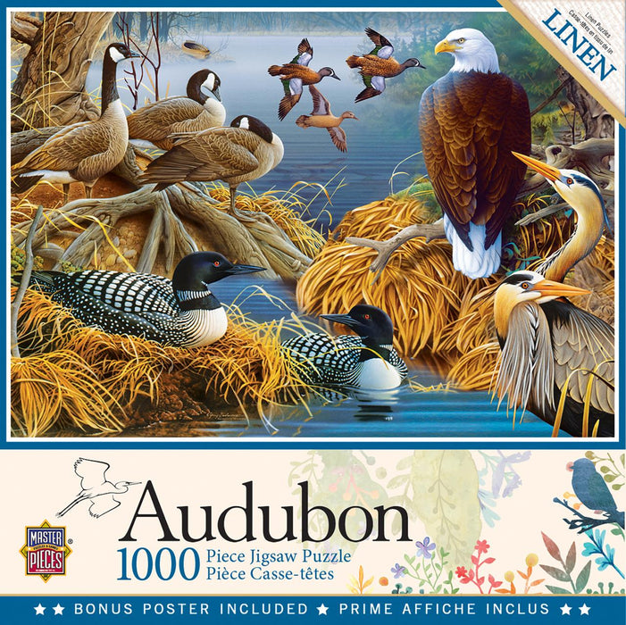AUDUBON - LAKE LIFE 1000 PIECE JIGSAW PUZZLE