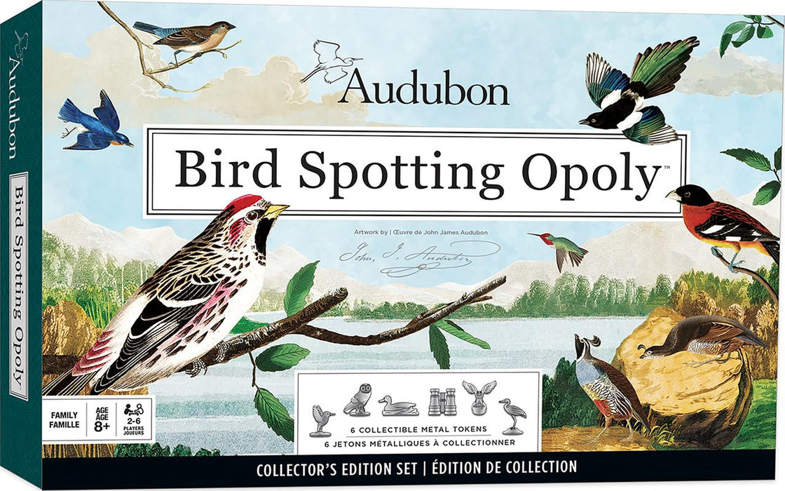 AUDUBON BIRD SPOTTING OPOLY BOARD GAME
