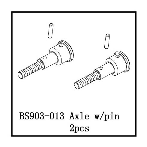 AXLE PIN 2PCS