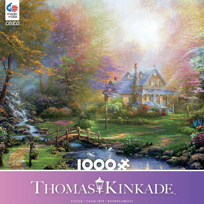 A Mother's Perfect Day Puzzle 1000pc Thomas Kinkade