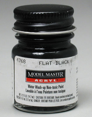 Acryl Flat 1/2oz Black