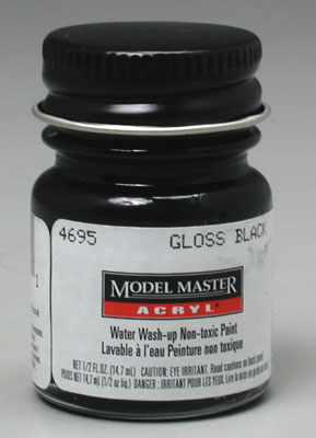 Acryl Semi-Gloss 1/2oz Black