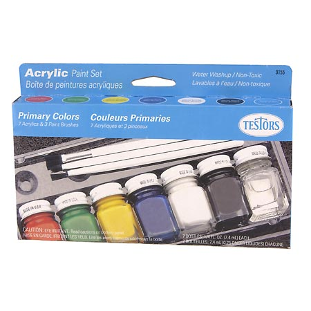 Acrylic Primary Craft Paint Set