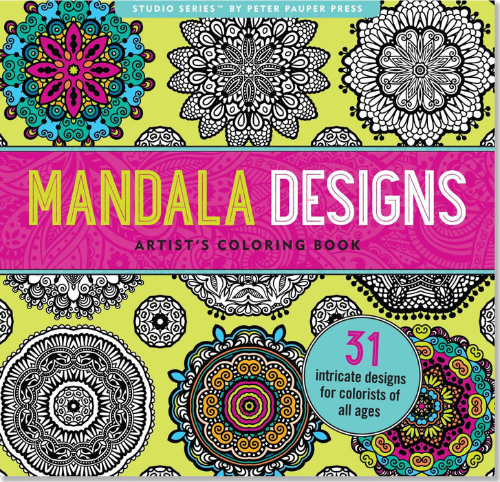 Adult Coloring Book- Mandela Design