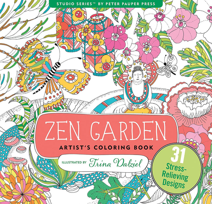 Adult Coloring Book - Zen Garden