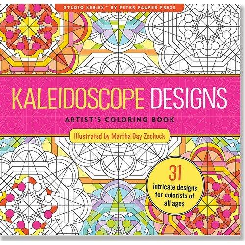 Adult Coloring Book Kaleidoscope Designs