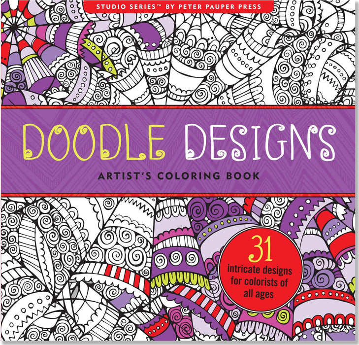 Adult coloring Book- Doodles Designs