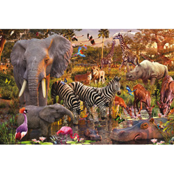 African Animals 3000 pc Puzzle