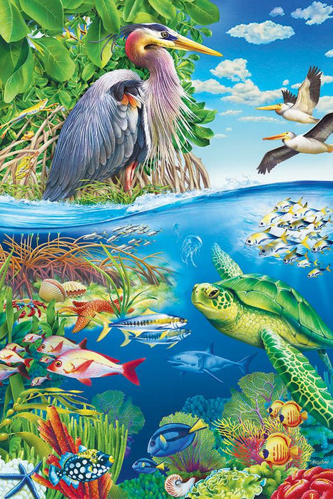 Air and Sea Floor Puzzle