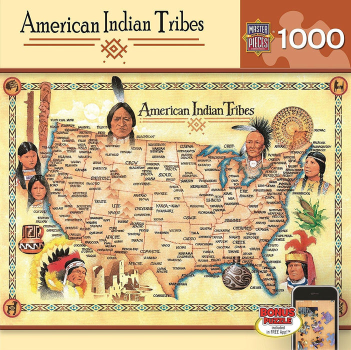American Indian Tribes 1000pc Puzzle