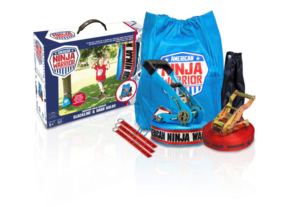 American Ninja Warrior 34ft Slackline with Grips