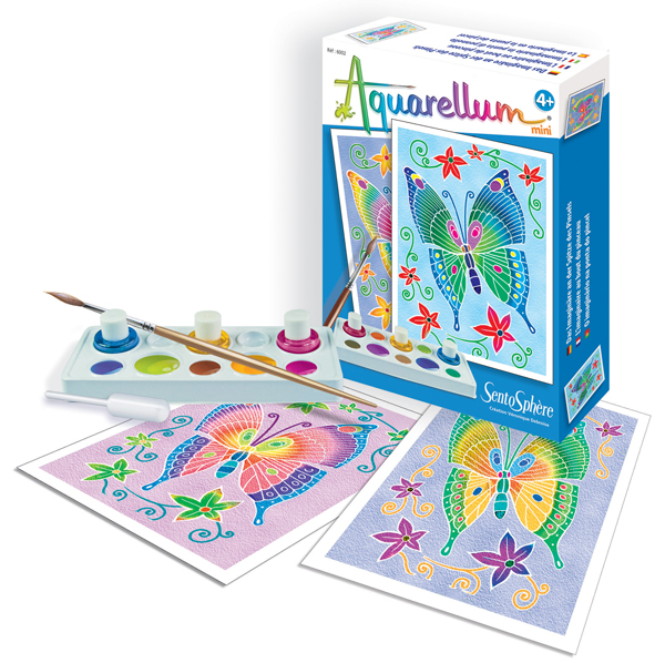 Aquarellum Mini Butterflies Painting Kits
