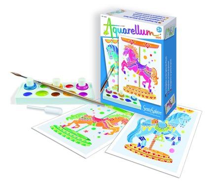 Aquarellum Mini Horses Watercolor Kit