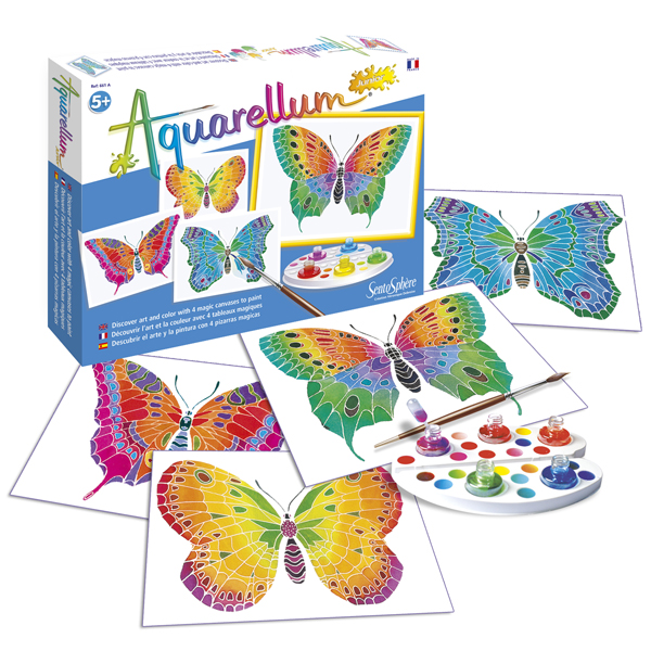 Aquarellum Watercolor Junior Butterflies Painting Kits