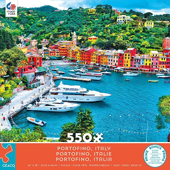 Around the World: Portofino Italy 550pc Puzzle