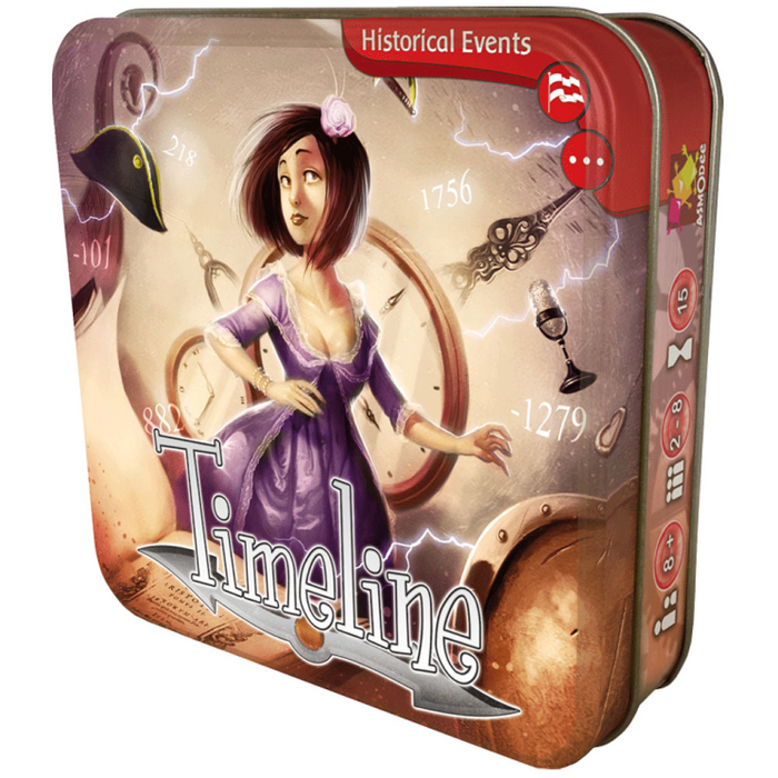 Asmodee Timeline Historical Events Card Game