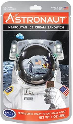 Astronaut Neapolitan Ice Cream Sandwich