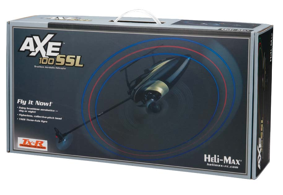 Axe 100 SSL w/LEDS Helicopter Transmitter Ready
