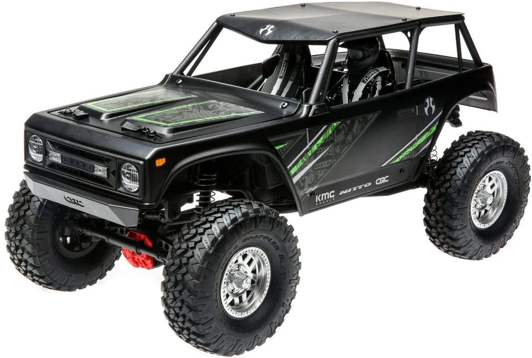 Axial Wraith 1.9 1/10 Scale Electric 4WD RTR RC Rock Crawler with 2.4GHz Tx/Rx System, Black