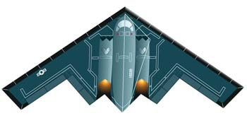 B-2 Delta Bomber Kite