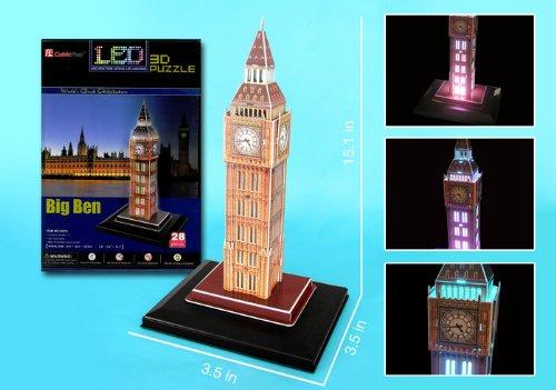 BIG BEN PUZZLE 3D LED