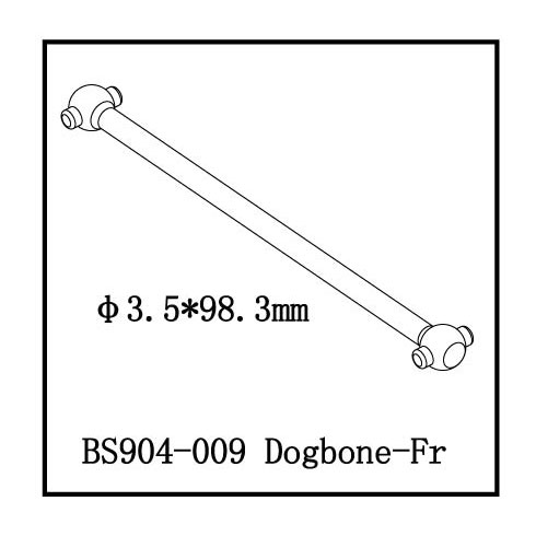 BS904-009 Dogbone-Fr(3.5*98.3mm)