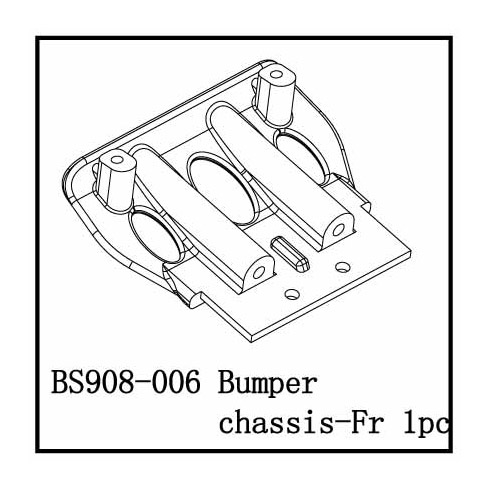 BS908-006 Front bumper bottom bracket