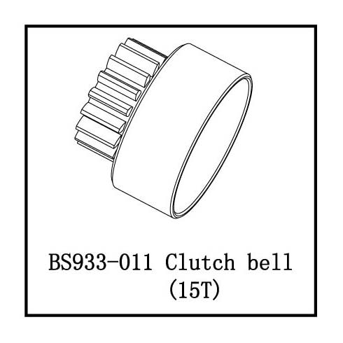 BS933-011 Clutch bell-15T