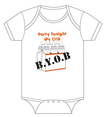 B.Y.O.B Onesie- White
